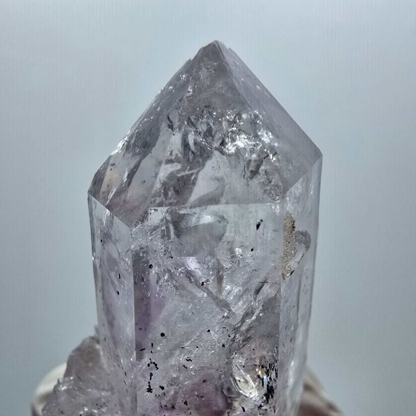 Harlekin Phantom Amethyst Doppelender Streep Mine Goboboseb Namibia 49*23*18mm #12921