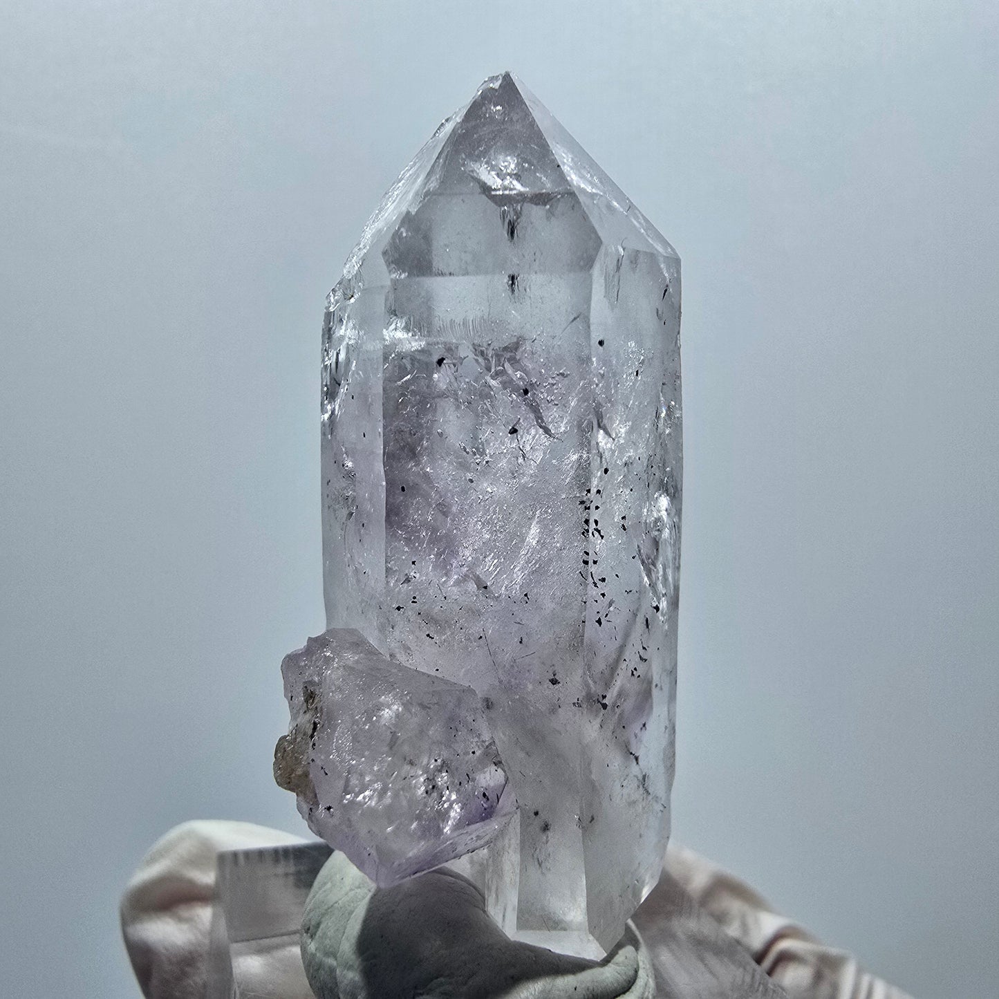 Harlekin Phantom Amethyst Doppelender Streep Mine Goboboseb Namibia 49*23*18mm #12921
