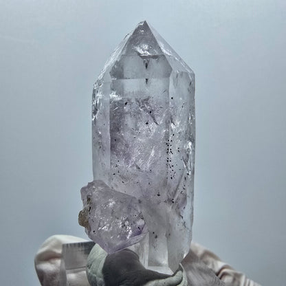 Harlekin Phantom Amethyst Doppelender Streep Mine Goboboseb Namibia 49*23*18mm #12921