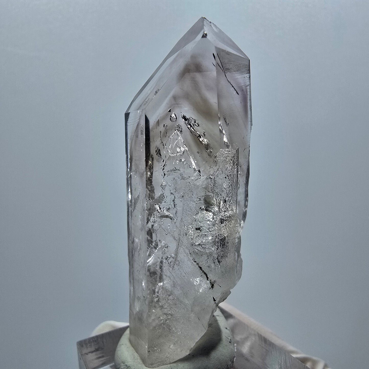 Enhydro Phantom Amethyst mit Epidot, 4x Blase Streep Mine Goboboseb Namibia 56*18*18mm #12923