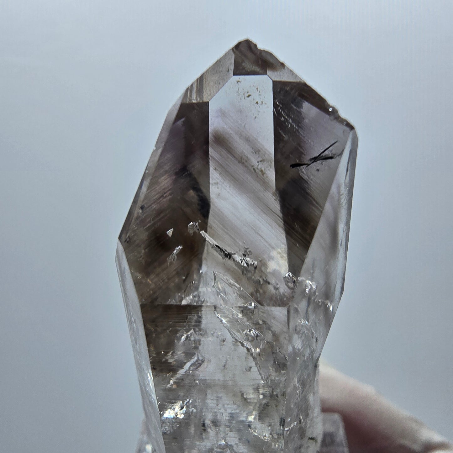 Enhydro Phantom Amethyst mit Epidot, 4x Blase Streep Mine Goboboseb Namibia 56*18*18mm #12923