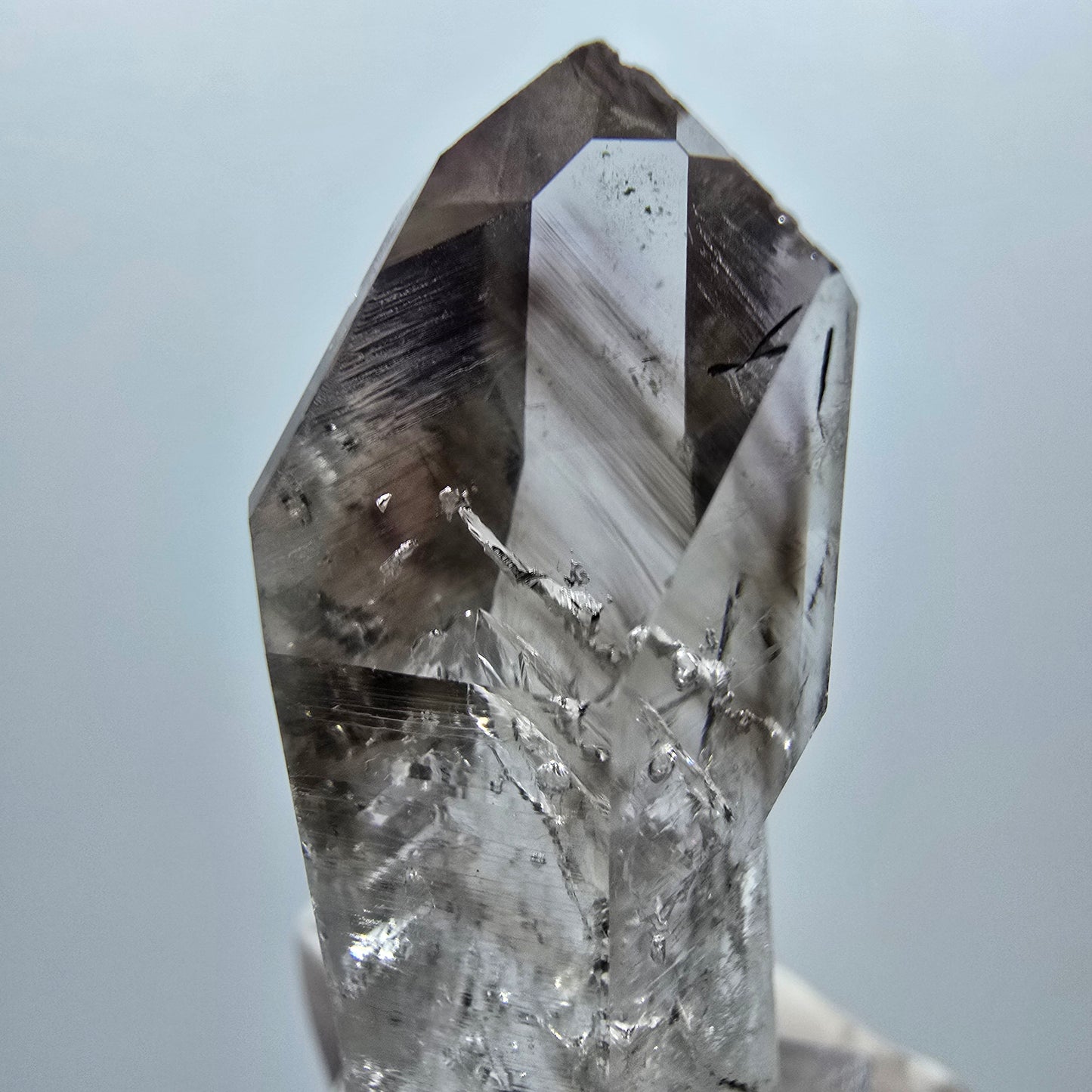 Enhydro Phantom Amethyst mit Epidot, 4x Blase Streep Mine Goboboseb Namibia 56*18*18mm #12923