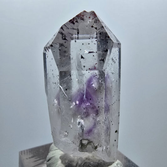 Enhydro Harlekin Skelett Phantom Amethyst, 1x Blase Streep Mine, Namibia 42*17*15mm #12925
