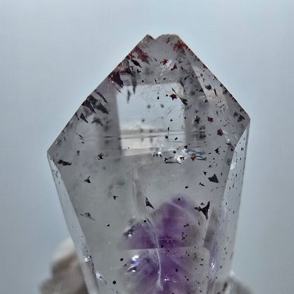 Enhydro Harlekin Skelett Phantom Amethyst, 1x Blase Streep Mine, Namibia 42*17*15mm #12925