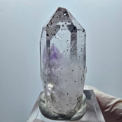 Enhydro Harlekin Skelett Phantom Amethyst, 1x Blase Streep Mine, Namibia 42*17*15mm #12925