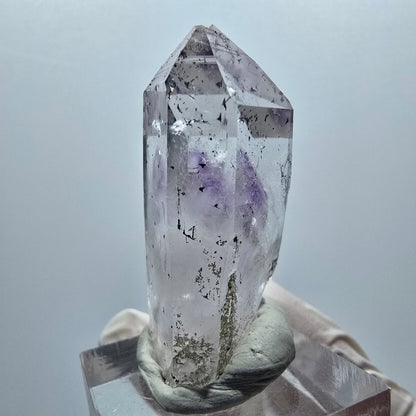 Enhydro Harlekin Skelett Phantom Amethyst, 1x Blase Streep Mine, Namibia 42*17*15mm #12925