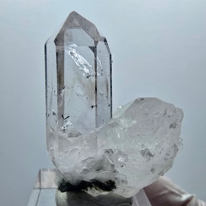 Lemurian Epidot Phantom Quarz mit Analcim Stufe Streep Mine Goboboseb Namibia 43*28*19mm #12929