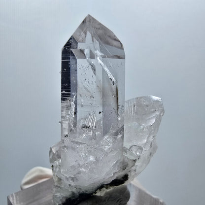 Lemurian Epidot Phantom Quarz mit Analcim Stufe Streep Mine Goboboseb Namibia 43*28*19mm #12929