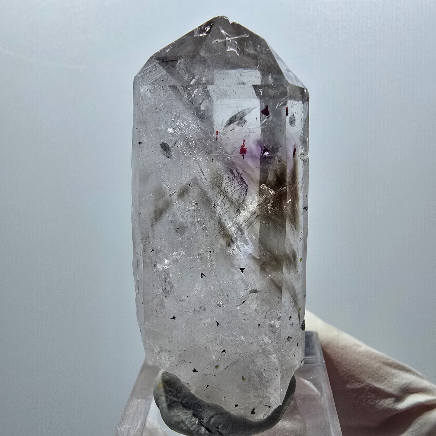 Harlekin Phantom Amethyst Spitze Streep Mine Goboboseb Namibia 54*24*17mm #12930