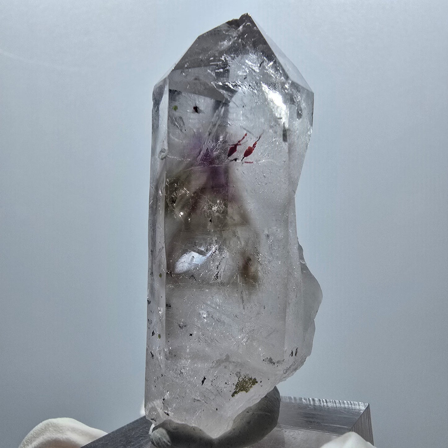 Harlekin Phantom Amethyst Spitze Streep Mine Goboboseb Namibia 54*24*17mm #12930