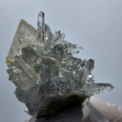 Starburst Quarz mit Calcit Würfel, Chlorit Stufe Streep Mine, Namibia 48*33*30mm #12934