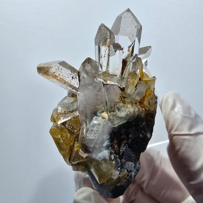 Starburst Phantom Amethyst auf Matrix Streep Mine Goboboseb Namibia 46*41*25mm #12940