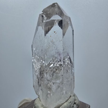 Enhydro Lemurian Phantom Amethyst mit Hämatit, 1x Blase Streep Mine, Namibia 53*23*22mm #12942