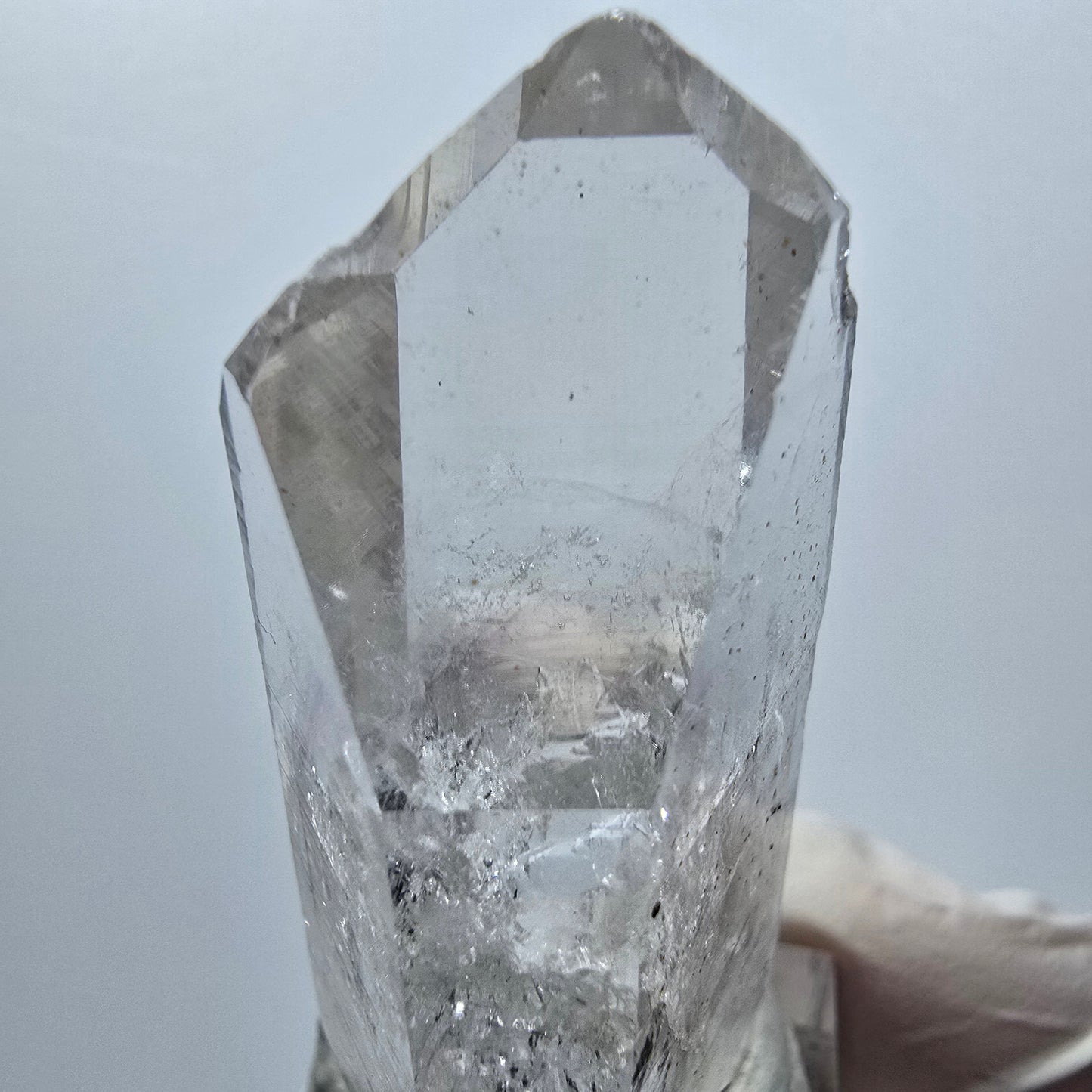 Enhydro Lemurian Phantom Amethyst mit Hämatit, 1x Blase Streep Mine, Namibia 53*23*22mm #12942