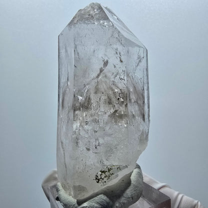Enhydro Lemurian Skelett Phantom Rauchquarz, 2x Blase Streep Mine, Namibia 61*29*26mm #12944