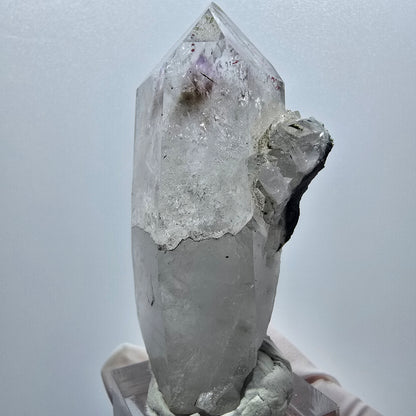 Harlekin Phantom Amethyst Stufe (geheilt) Streep Mine, Namibia 67*34*26mm #12946