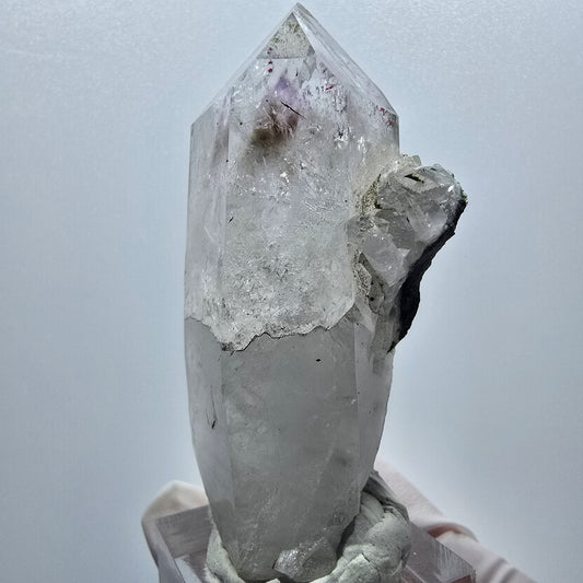 Harlekin Phantom Amethyst Stufe (geheilt) Streep Mine, Namibia 67*34*26mm #12946