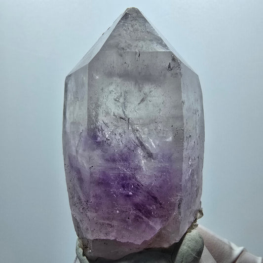 Klare Lemurian Phantom Amethyst Spitze Streep Mine, Namibia 52*32*28mm #12950