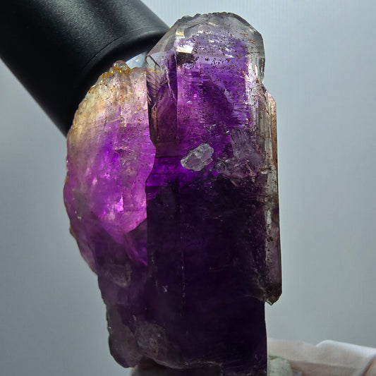 Seltene Skelett Phantom Amethyst Zepter Spitze Goboboseb, Namibia 64*46*30mm #12953
