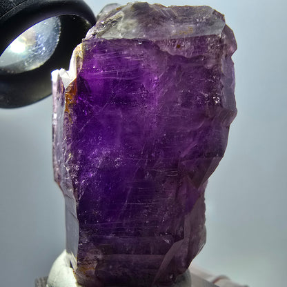 Seltene Skelett Phantom Amethyst Zepter Spitze Goboboseb, Namibia 64*46*30mm #12953