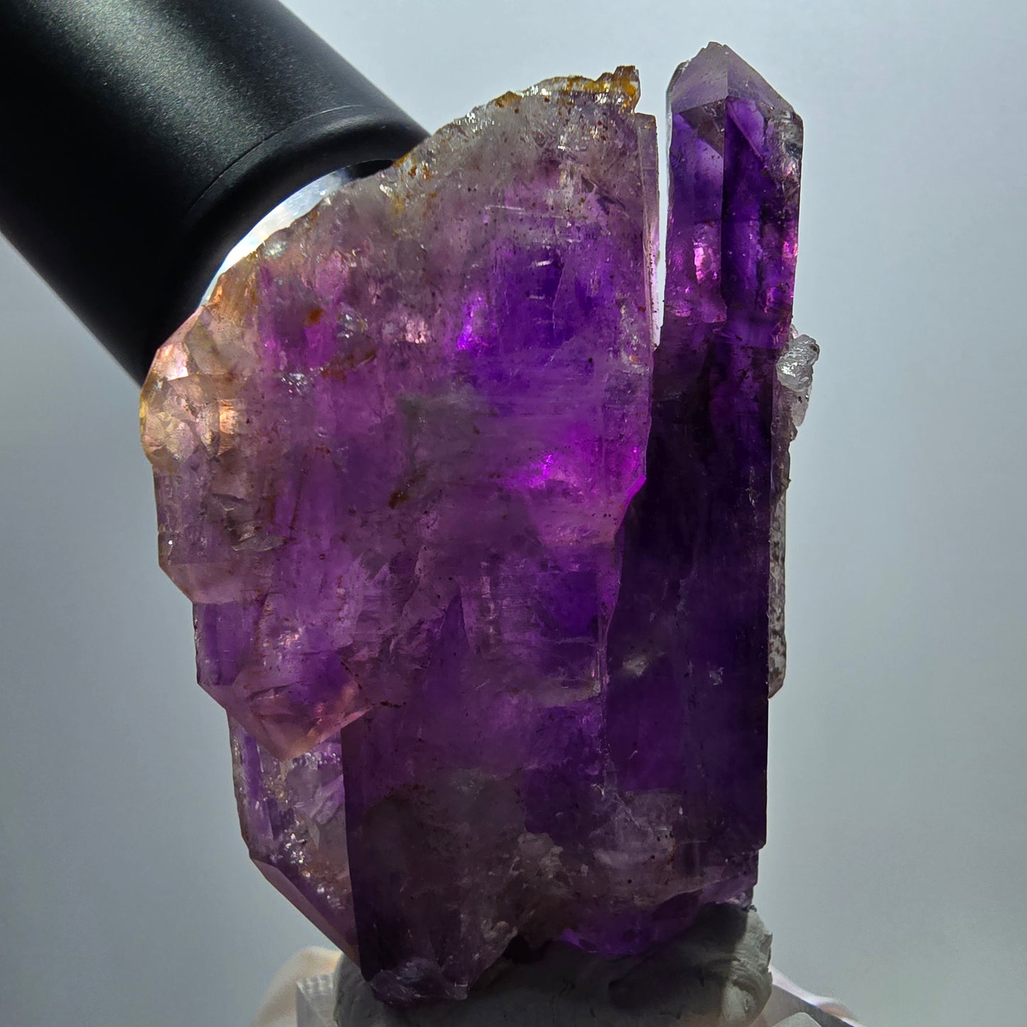 Seltene Skelett Phantom Amethyst Zepter Spitze Goboboseb, Namibia 64*46*30mm #12953