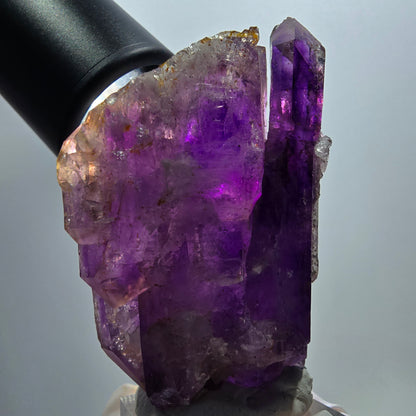 Seltene Skelett Phantom Amethyst Zepter Spitze Goboboseb, Namibia 64*46*30mm #12953