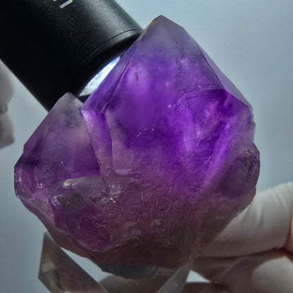 Seltene Skelett Phantom Amethyst Zepter Stufe Goboboseb, Namibia 49*52*41mm #12957