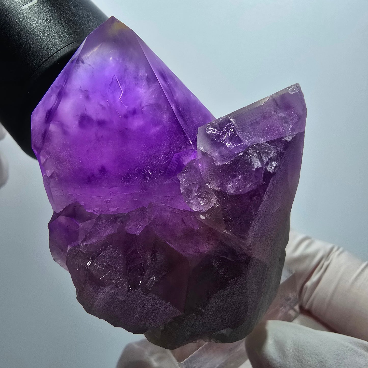 Seltene Skelett Phantom Amethyst Zepter Stufe Goboboseb, Namibia 49*52*41mm #12957