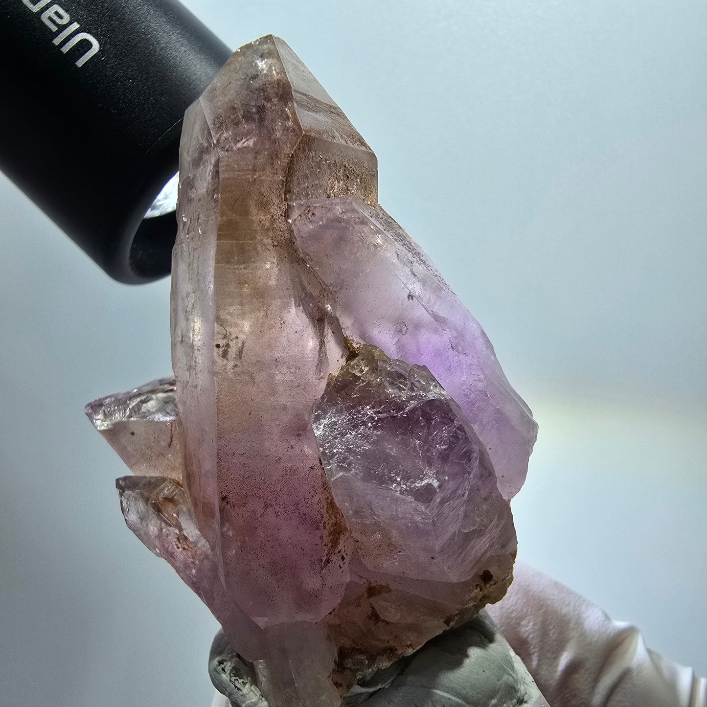 Seltene Skelett Phantom Amethyst Spitze Goboboseb, Namibia 56*41*37mm #12959