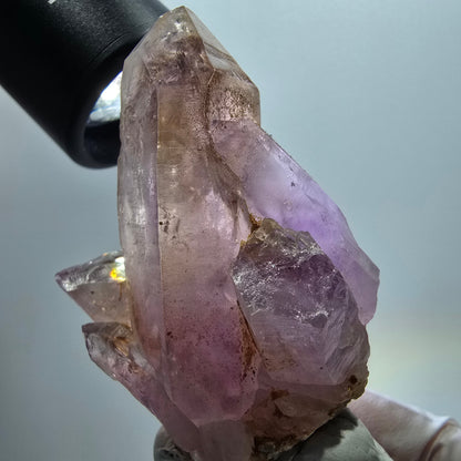 Seltene Skelett Phantom Amethyst Spitze Goboboseb, Namibia 56*41*37mm #12959