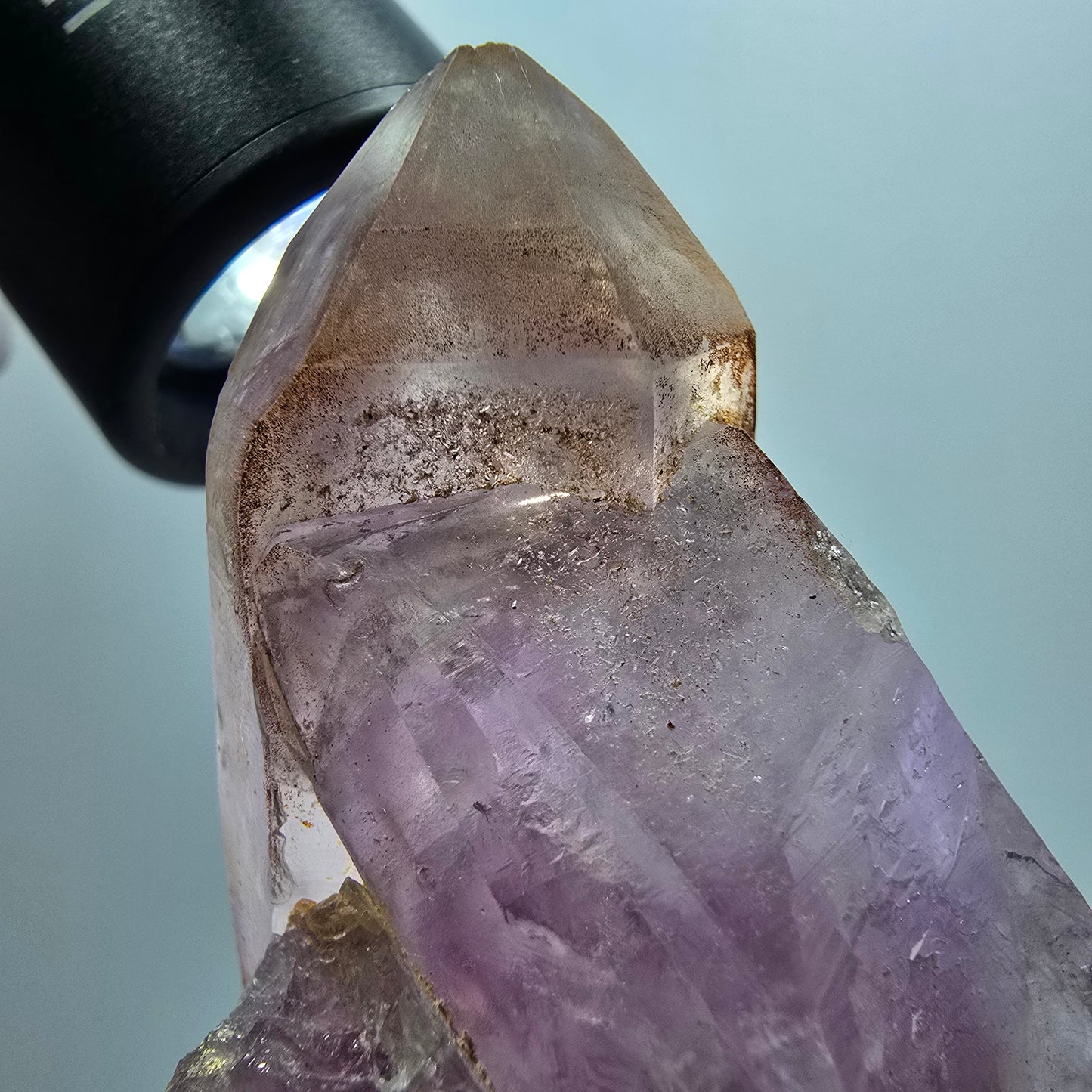 Seltene Skelett Phantom Amethyst Spitze Goboboseb, Namibia 56*41*37mm #12959