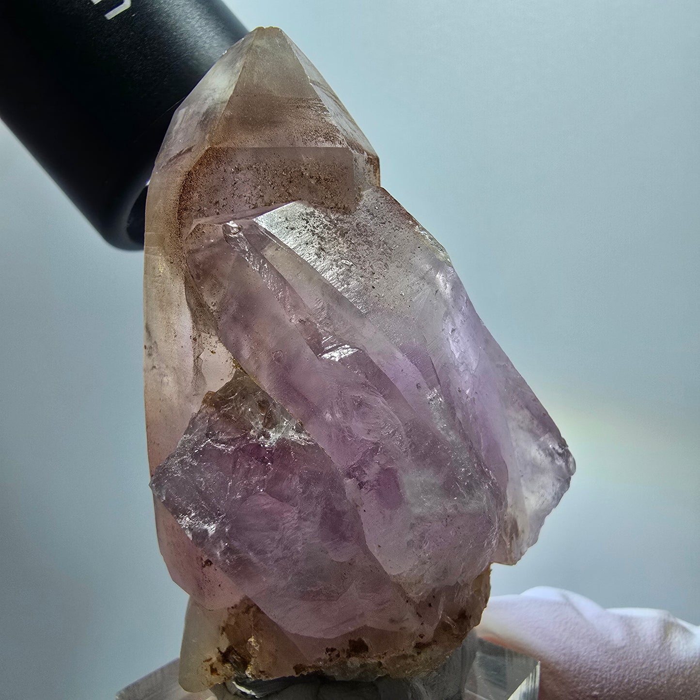 Seltene Skelett Phantom Amethyst Spitze Goboboseb, Namibia 56*41*37mm #12959