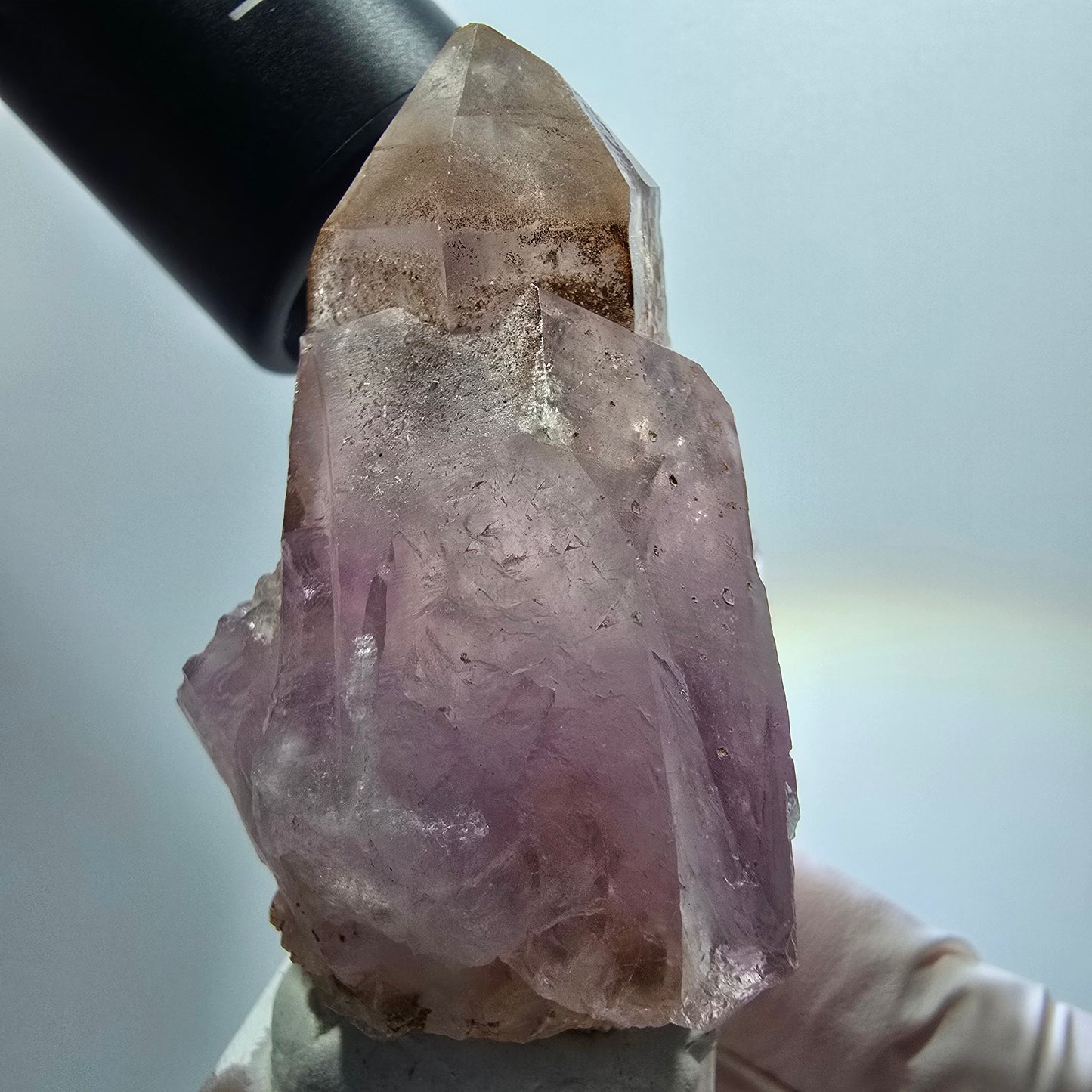 Seltene Skelett Phantom Amethyst Spitze Goboboseb, Namibia 56*41*37mm #12959