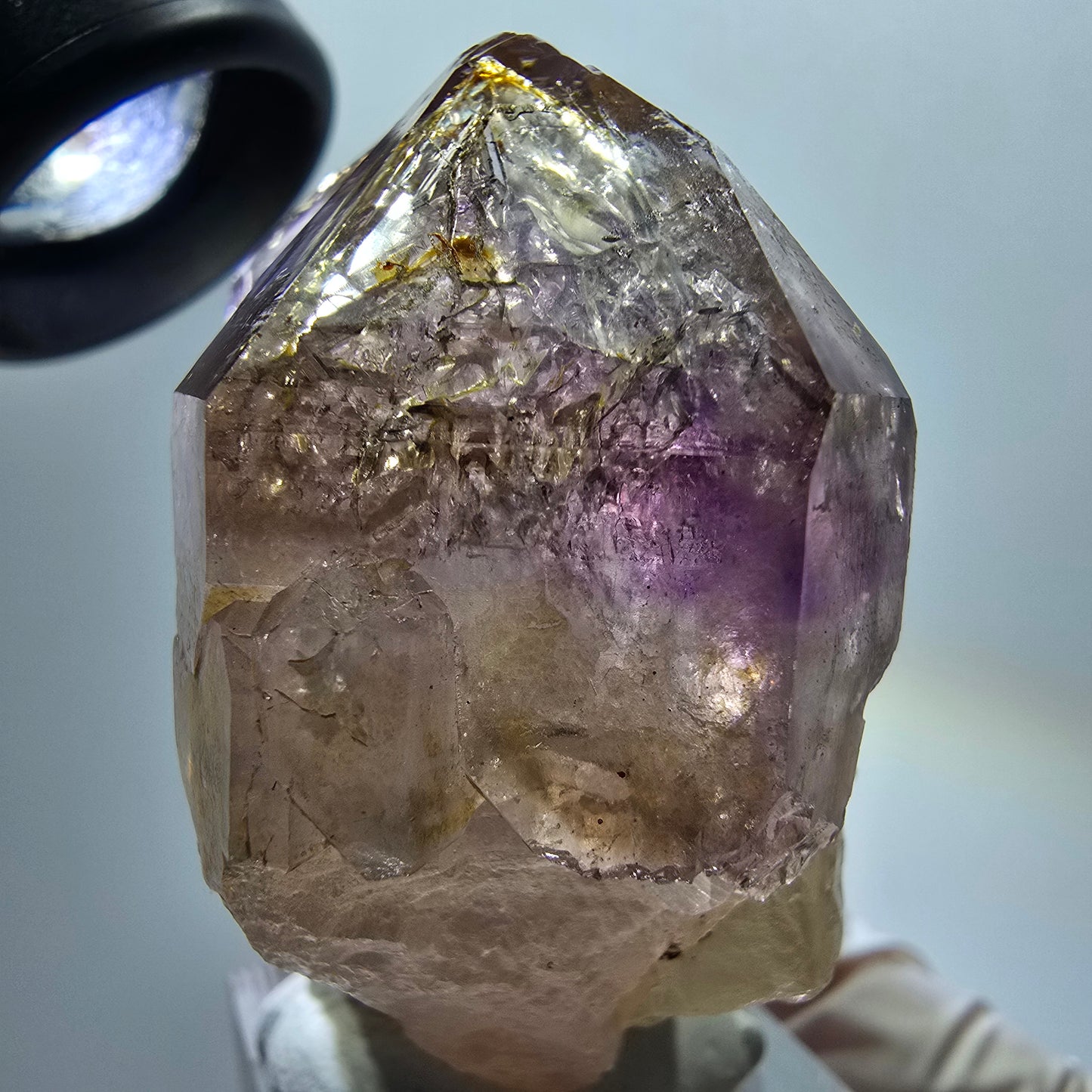 Seltene Skelett Phantom Amethyst Stufe Goboboseb, Namibia 54*49*29mm #12960