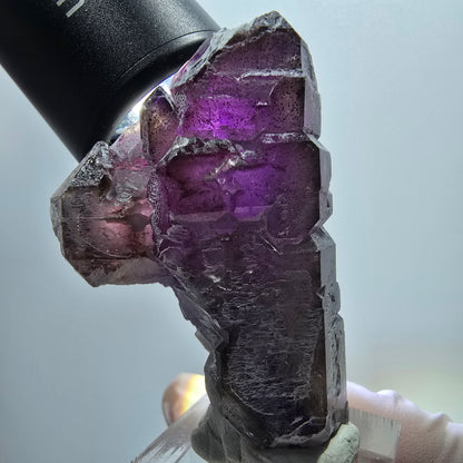 Seltene Skelett Phantom Amethyst Stufe Goboboseb, Namibia 57*35*28mm #12967