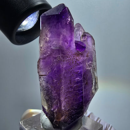 Seltene Skelett Phantom Amethyst Doppelender Stufe Goboboseb, Namibia 55*32*16mm #12968