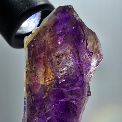 Seltene Skelett Phantom Amethyst Doppelender Spitze Goboboseb Namibia 60*20*21mm #12969