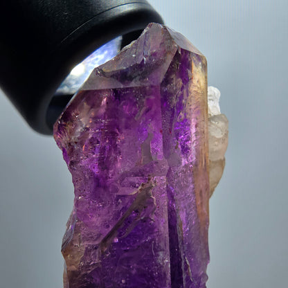 Seltene Skelett Phantom Amethyst Doppelender Spitze Goboboseb Namibia 60*20*21mm #12969