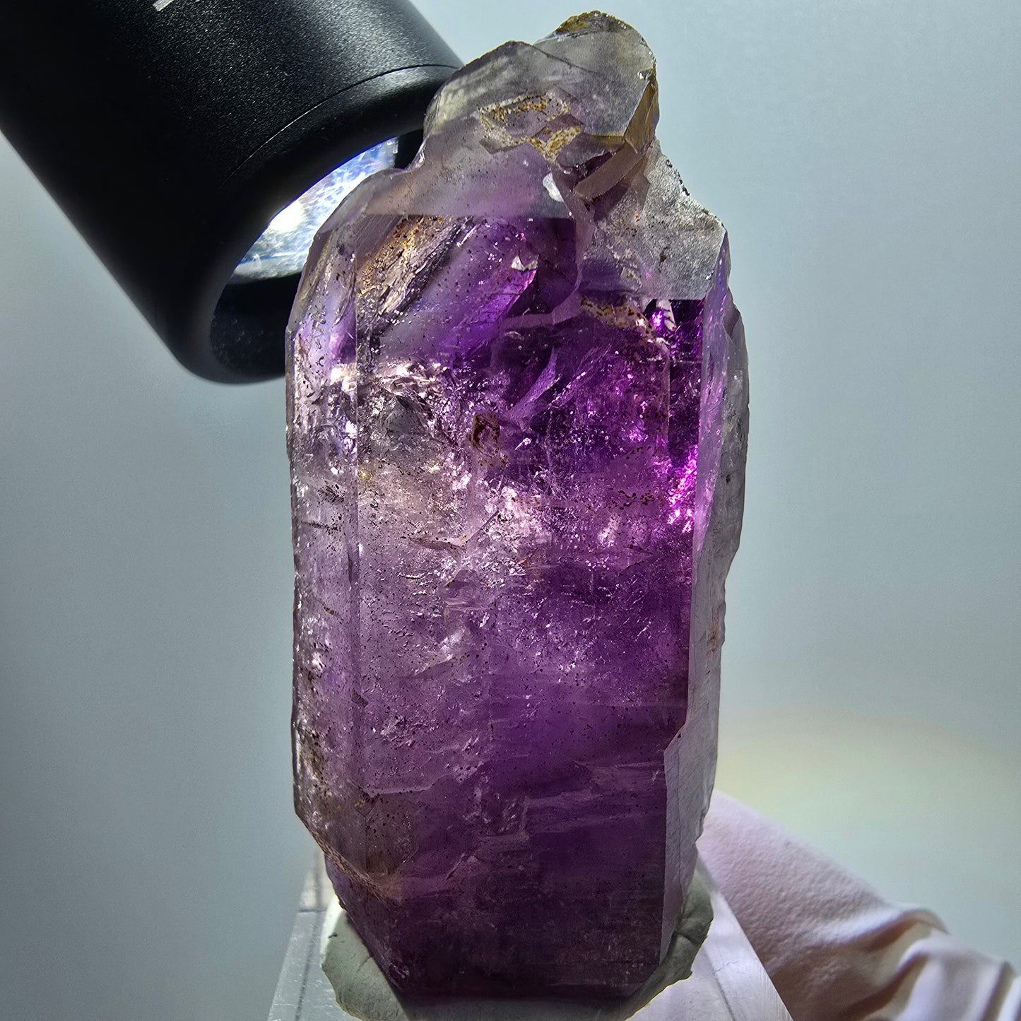 Enhydro Skelett Phantom Amethyst Zepter große Blase Goboboseb Namibia 58*24*24mm #12972