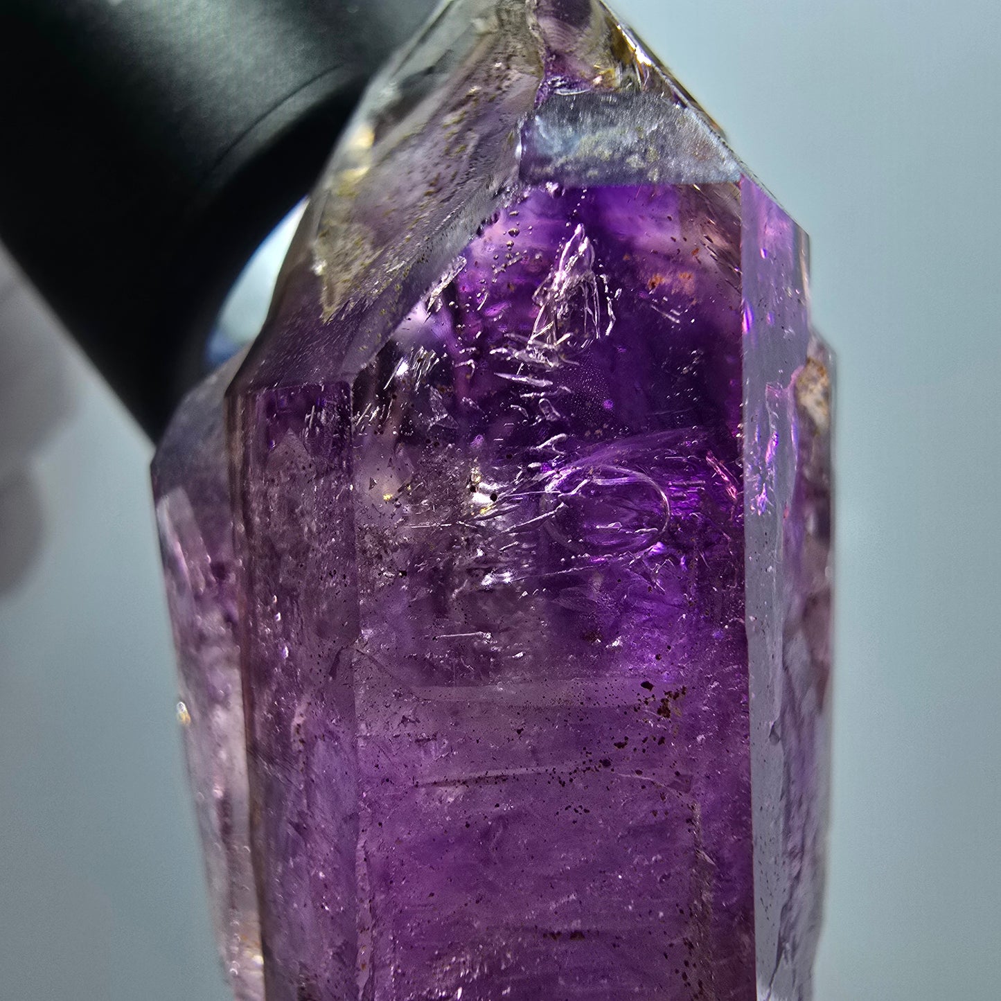 Enhydro Skelett Phantom Amethyst Zepter große Blase Goboboseb Namibia 58*24*24mm #12972