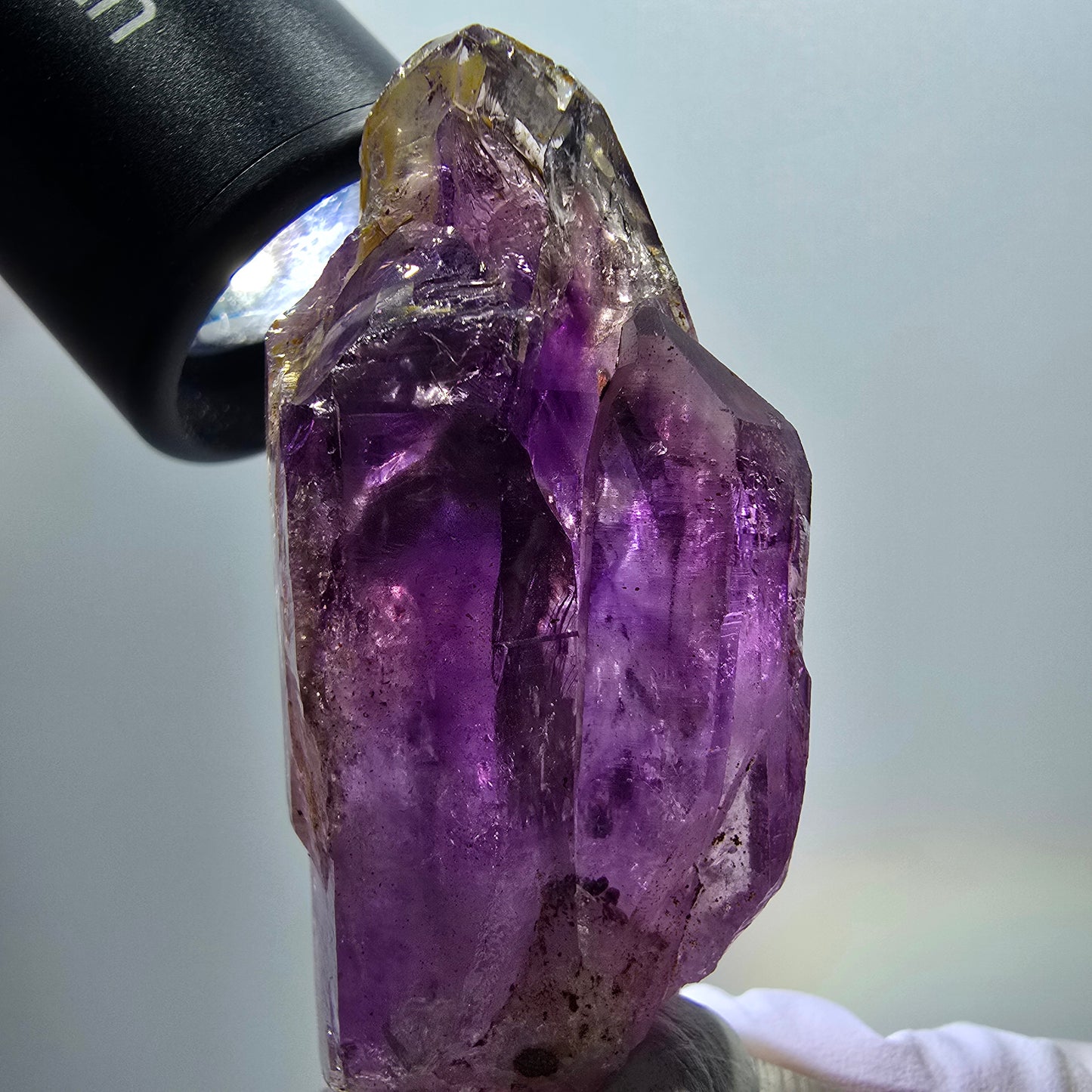 Enhydro Skelett Phantom Amethyst Zepter große Blase Goboboseb Namibia 58*24*24mm #12972