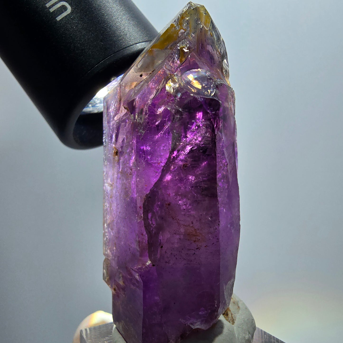 Enhydro Skelett Phantom Amethyst Zepter große Blase Goboboseb Namibia 58*24*24mm #12972