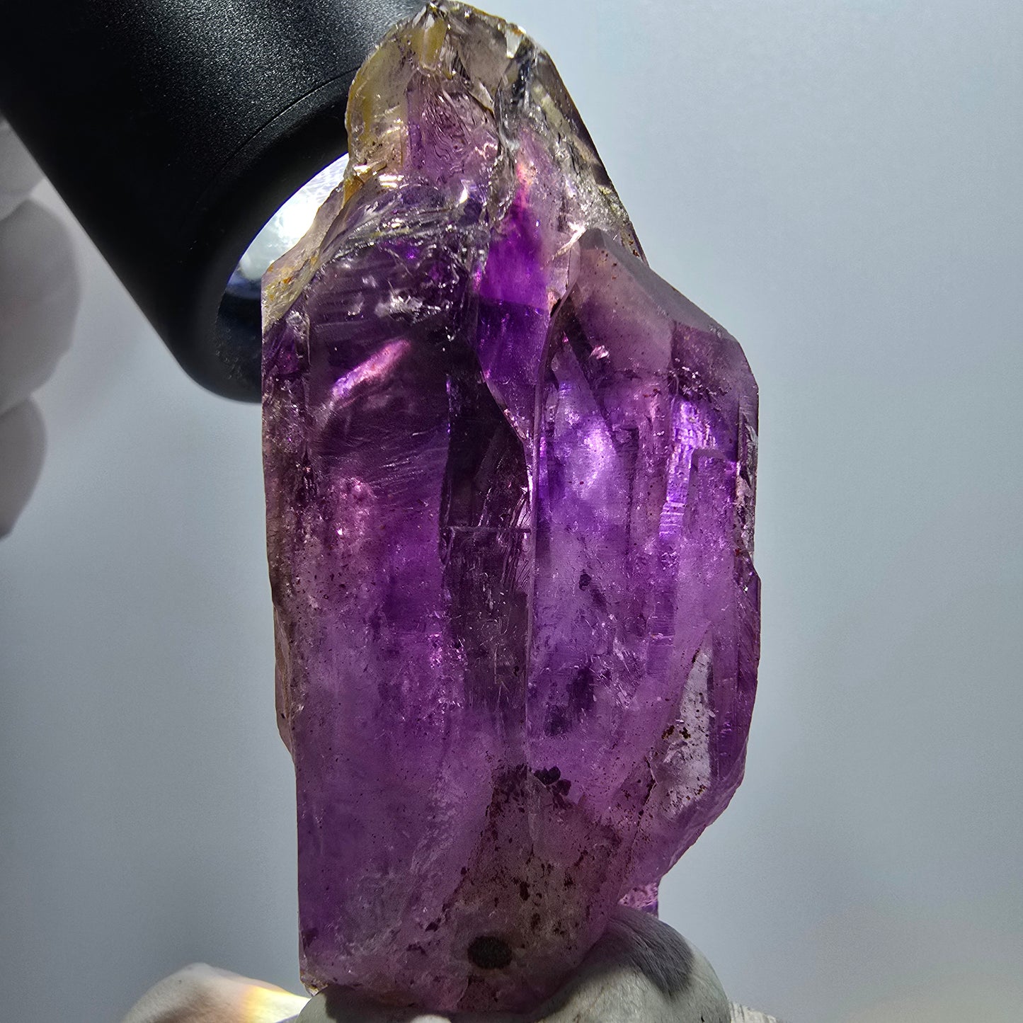 Enhydro Skelett Phantom Amethyst Zepter große Blase Goboboseb Namibia 58*24*24mm #12972