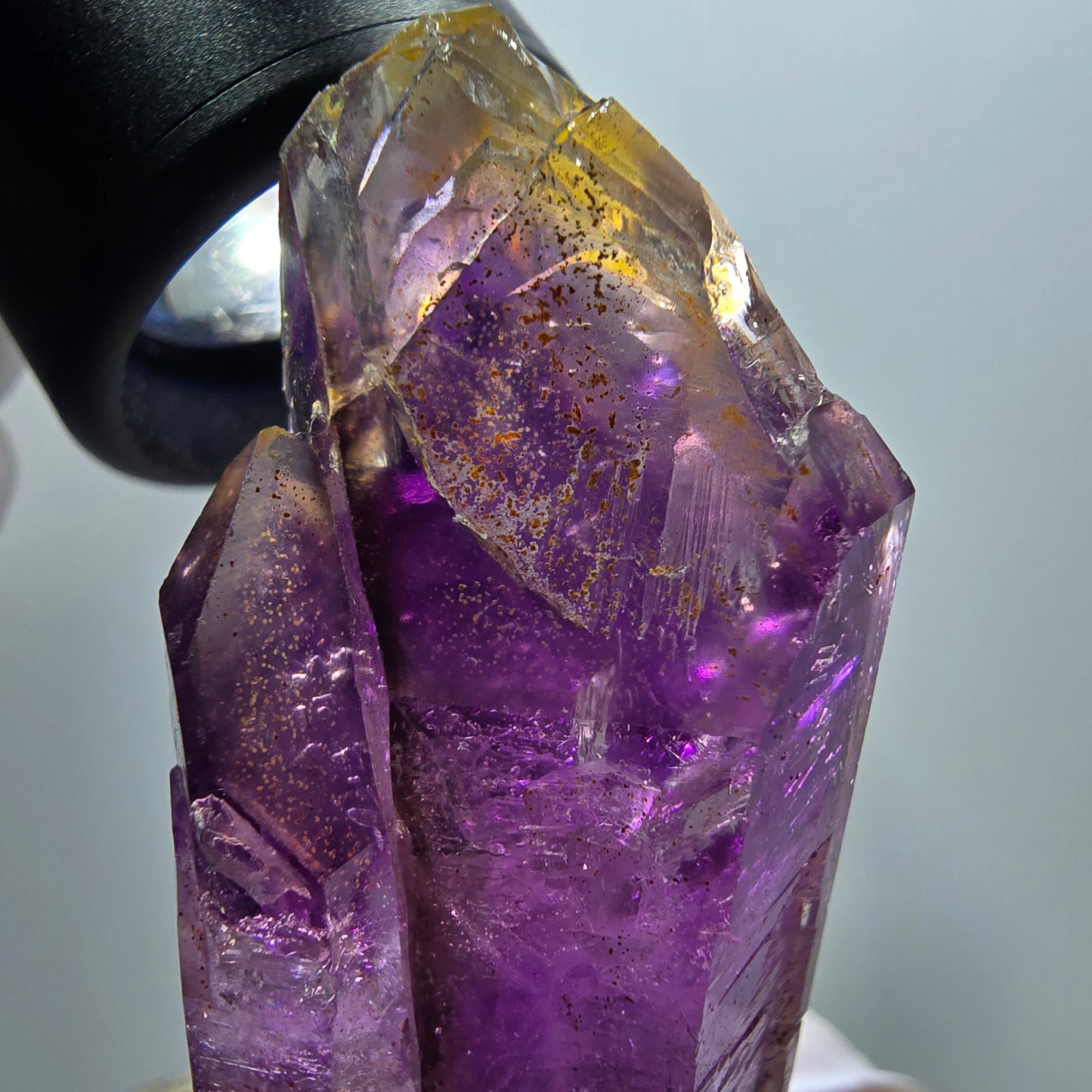 Enhydro Skelett Phantom Amethyst Zepter große Blase Goboboseb Namibia 58*24*24mm #12972