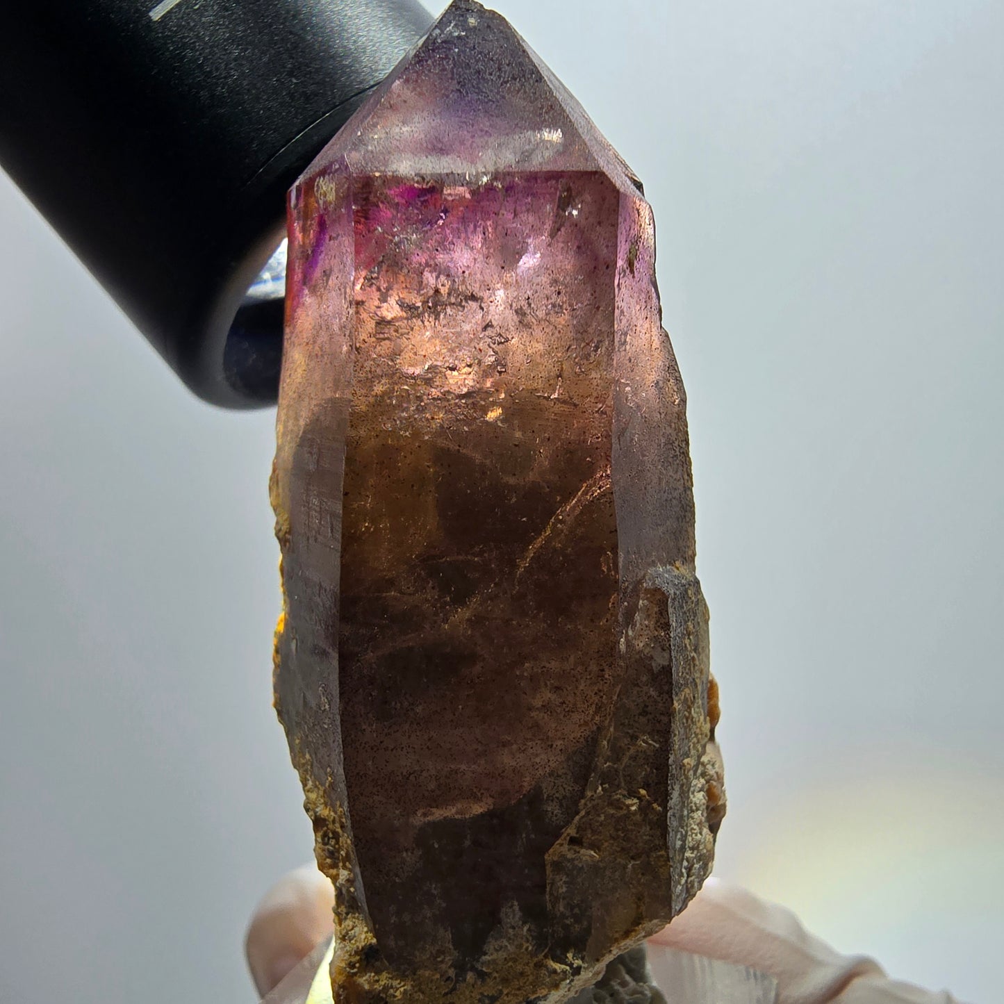 Skelett Phantom Amethyst auf Matrix Stufe Brandberg, Namibia 59*37*24mm #12973