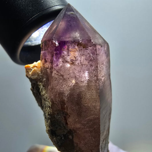 Skelett Phantom Amethyst auf Matrix Stufe Brandberg, Namibia 59*37*24mm #12973