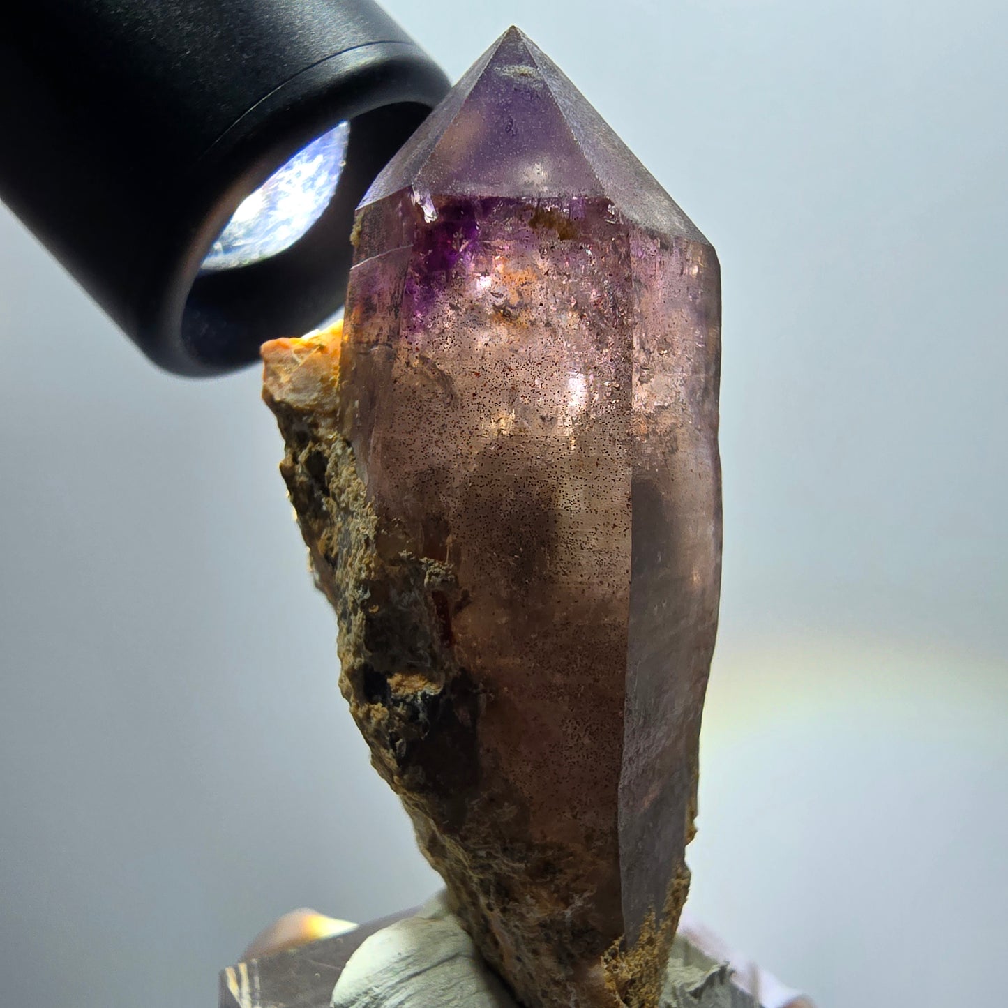 Skelett Phantom Amethyst auf Matrix Stufe Brandberg, Namibia 59*37*24mm #12973