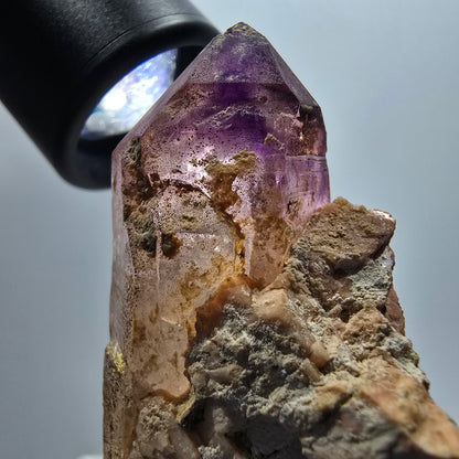 Skelett Phantom Amethyst auf Matrix Stufe Brandberg, Namibia 59*37*24mm #12973