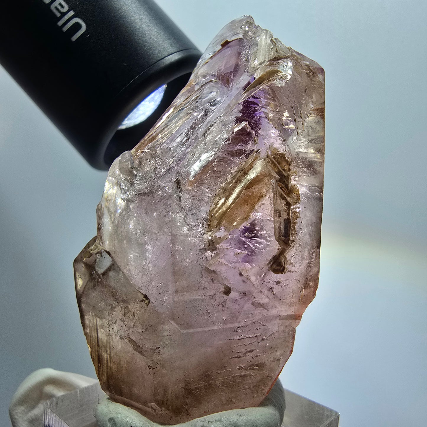 Skelett Phantom Amethyst Fenster Zepter Spitze Goboboseb, Namibia 58*33*28mm #12975