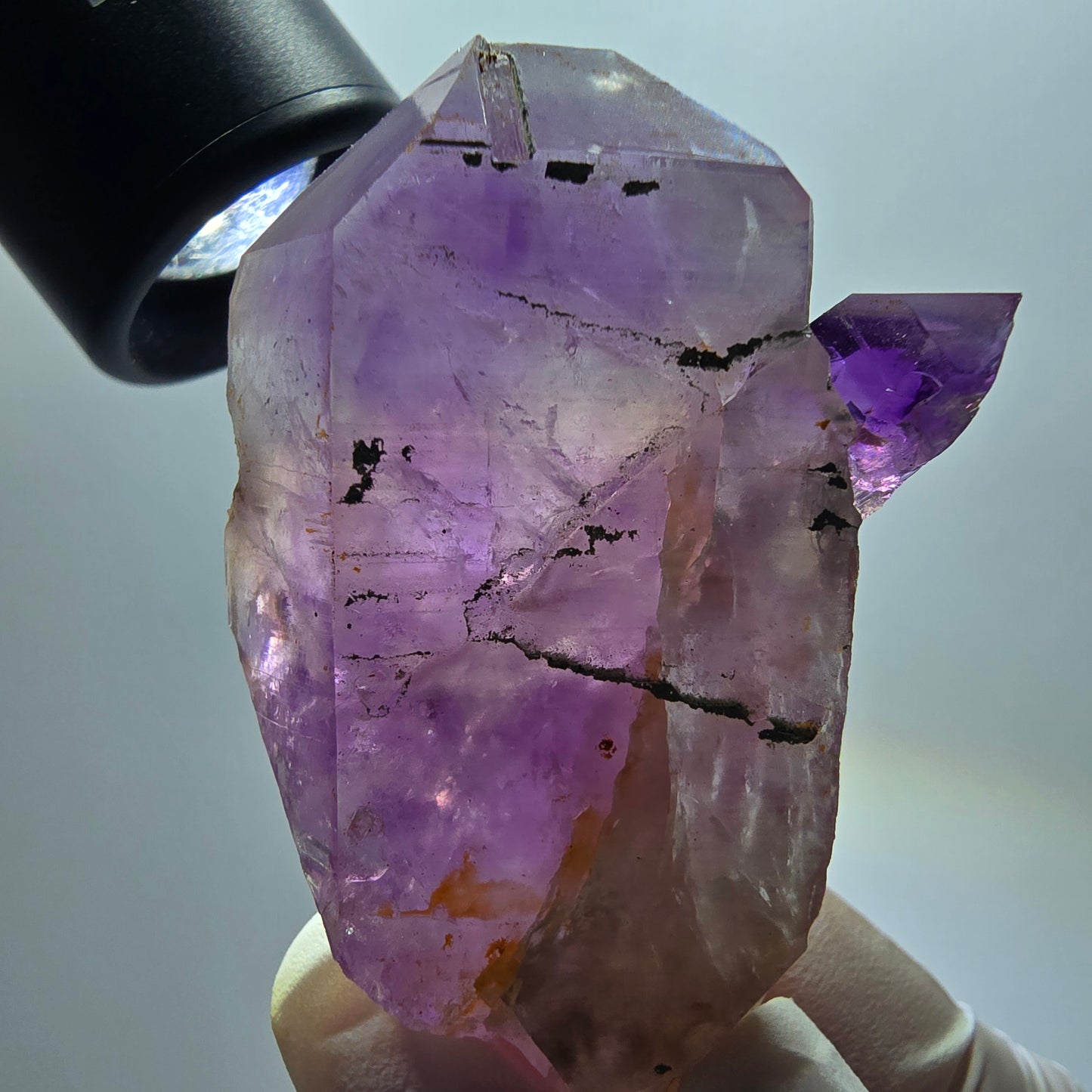 Seltene Skelett Phantom Amethyst Stufe Goboboseb, Namibia 63*40*25mm #12977